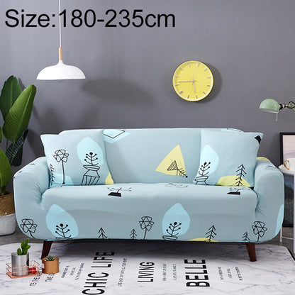 ELECTROPRIME Sofa Covers all-inclusive Slip-resistant Sectional Elastic Full Couch Cover Sofa Cover and Pillow Case, Specification:Three Seat + 2 pcs Pillow Case(Wishing Tree)