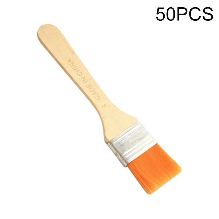 ELECTROPRIME 50 PCS Nylon Hair Painting Brush Oil Watercolor Water Powder Paint Brushe(4)