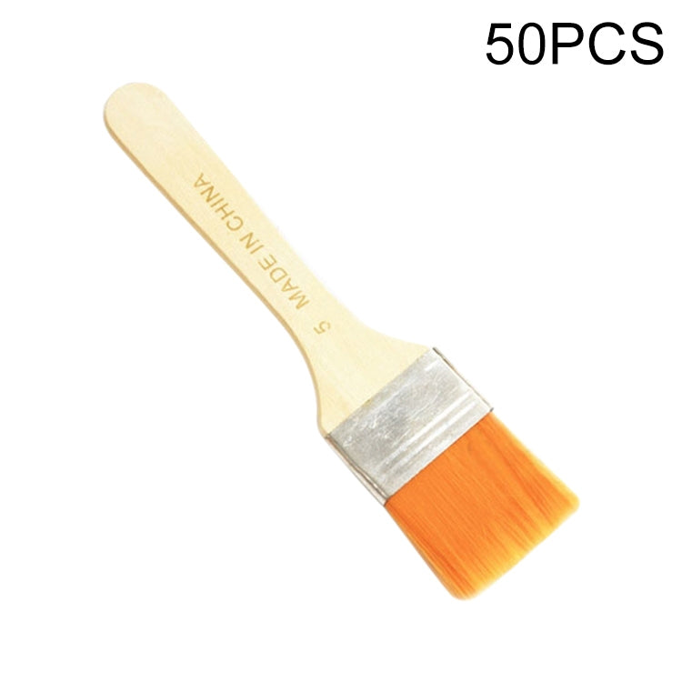 ELECTROPRIME 50 PCS Nylon Hair Painting Brush Oil Watercolor Water Powder Paint Brushe(5)