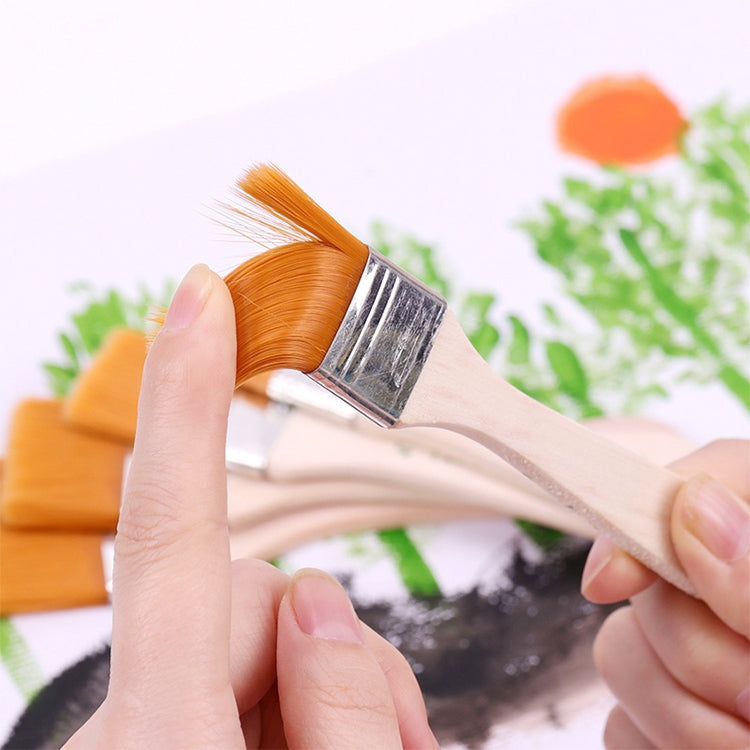 ELECTROPRIME 50 PCS Nylon Hair Painting Brush Oil Watercolor Water Powder Paint Brushe(6)