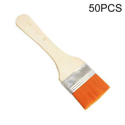 ELECTROPRIME 50 PCS Nylon Hair Painting Brush Oil Watercolor Water Powder Paint Brushe(8)