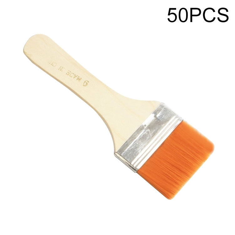 ELECTROPRIME 50 PCS Nylon Hair Painting Brush Oil Watercolor Water Powder Paint Brushe(9)
