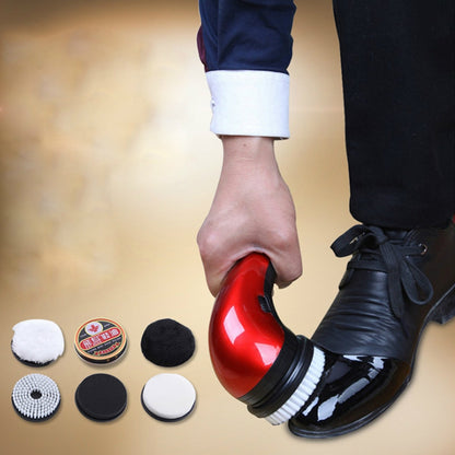 ELECTROPRIME CNaier AE-710 Portable Handheld Automatic Electric Shoe Brush Shine Polisher(Silver)