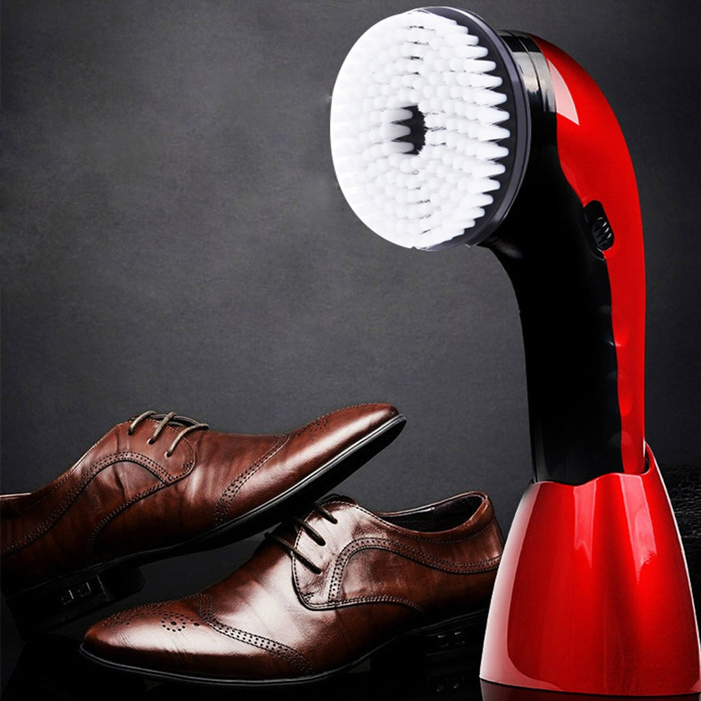 ELECTROPRIME CNaier AE-710 Portable Handheld Automatic Electric Shoe Brush Shine Polisher(Silver)