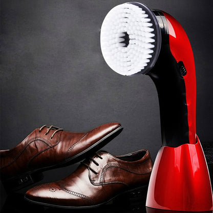 ELECTROPRIME CNaier AE-710 Portable Handheld Automatic Electric Shoe Brush Shine Polisher(Silver)