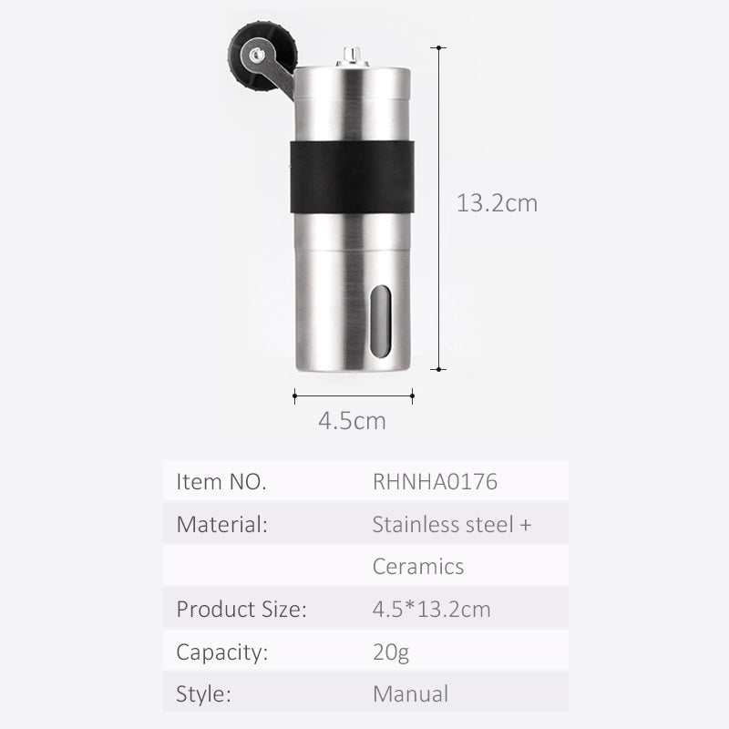 ELECTROPRIME Mini Manual Stainless Steel Coffee Grinder