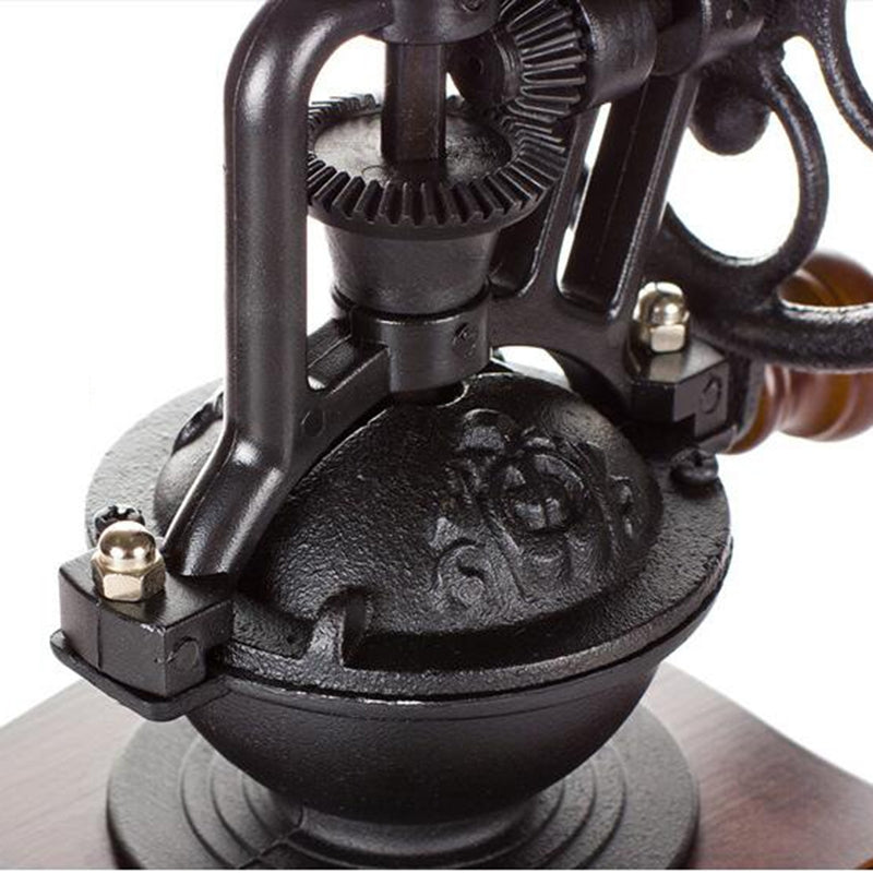 ELECTROPRIME Manual Coffee Grinder Antique Cast Iron Hand Crank Coffee Machine