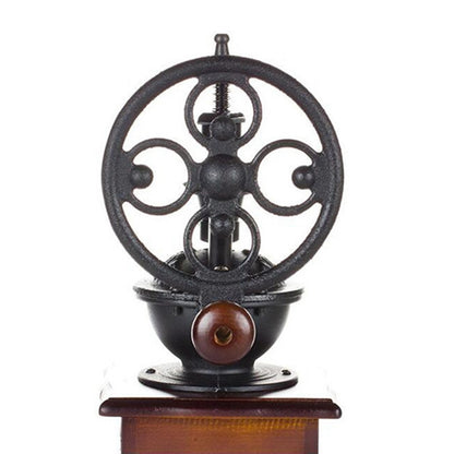 ELECTROPRIME Manual Coffee Grinder Antique Cast Iron Hand Crank Coffee Machine