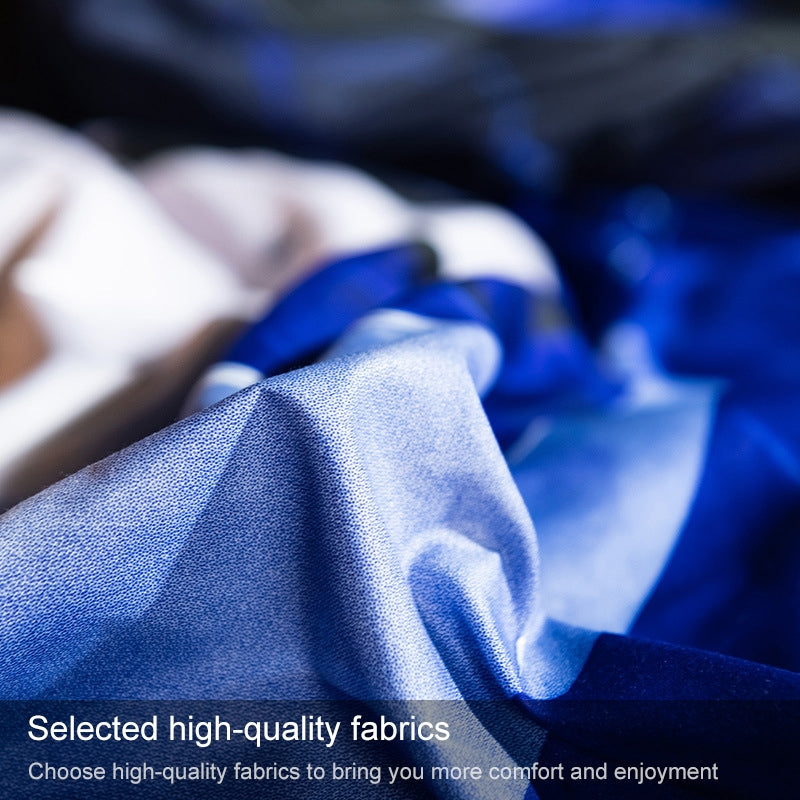 ELECTROPRIME 3D Printed Bedding Three-Piece Pillowcase Duvet Cover, Size:210x210cm(Basketball Fire)