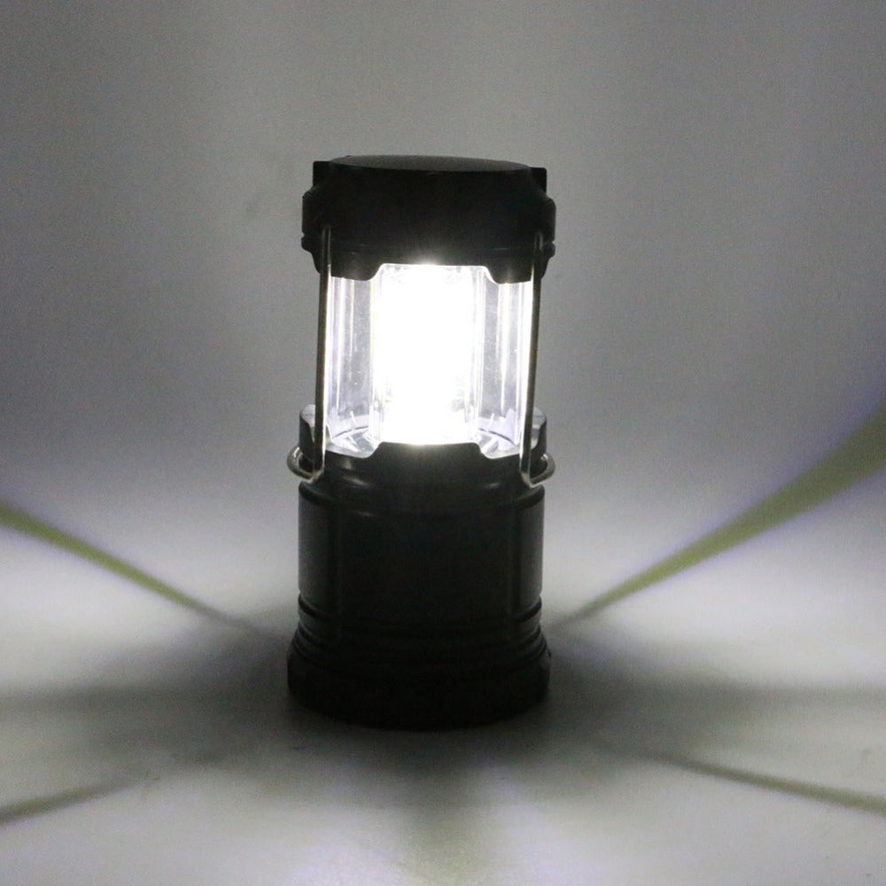 ELECTROPRIME 3W Portable COB LED Lantern Collapsible Tent Lamp Outdoor Waterproof Camping Hiking Light
