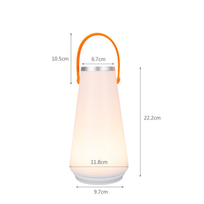 ELECTROPRIME Portable Touch Switch Rechargeable LED Table Lamp Outdoor Camping Emergency Night Light with Handle