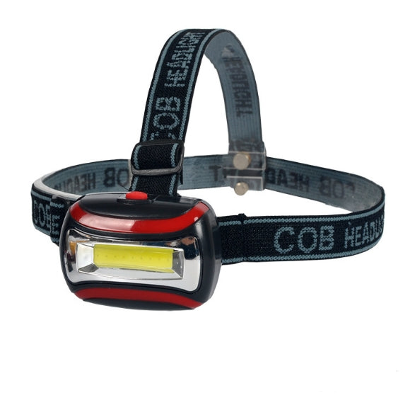 ELECTROPRIME 2 PCS 3W Portable Mini COB LED Headlamp Head Lamp Torch with 3 Lighting Modes