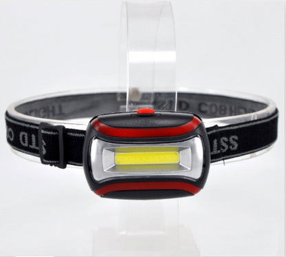 ELECTROPRIME 2 PCS 3W Portable Mini COB LED Headlamp Head Lamp Torch with 3 Lighting Modes