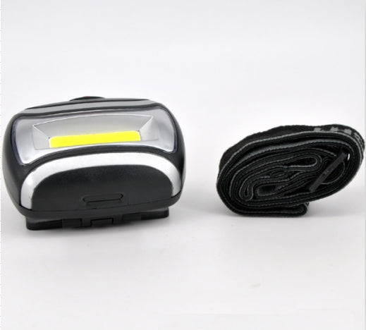 ELECTROPRIME 2 PCS 3W Portable Mini COB LED Headlamp Head Lamp Torch with 3 Lighting Modes