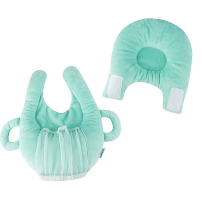 ELECTROPRIME Infant Baby Bottle Rack Free Hand Bottle Holder Cotton Baby Milk Bottle Feeding Learning Nursing Pillow Cushion(Blue)