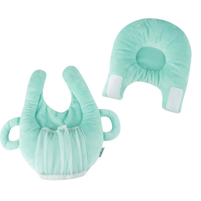 ELECTROPRIME Infant Baby Bottle Rack Free Hand Bottle Holder Cotton Baby Milk Bottle Feeding Learning Nursing Pillow Cushion(Blue)