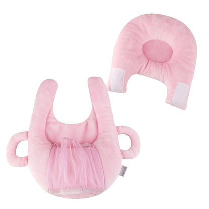 ELECTROPRIME Infant Baby Bottle Rack Free Hand Bottle Holder Cotton Baby Milk Bottle Feeding Learning Nursing Pillow Cushion(Pink)