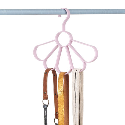 ELECTROPRIME 2PCS Plain Wind Petal Scarf Hanger Multifunctional Fan Hanger Belt Drying Rack(Green)