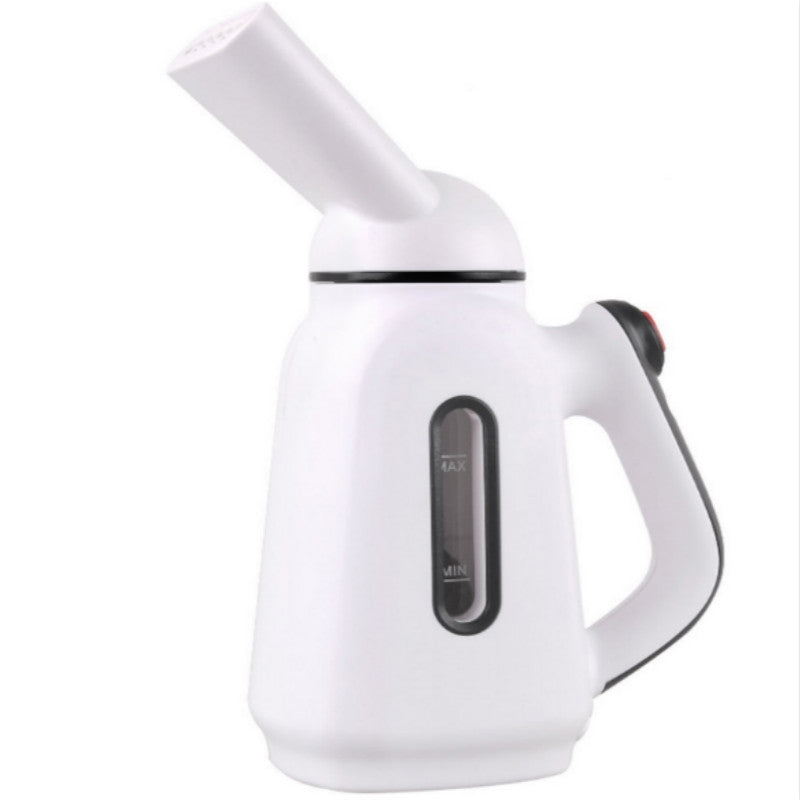 ELECTROPRIME Mini Handheld Hanging Machine Dual-power Steam Brush Iron Garment Steamer(White + Black)