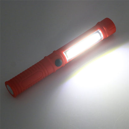 ELECTROPRIME Multifunction Portable Mini COB LED Working Light Pen Style Outdoor Flashlight(Black)