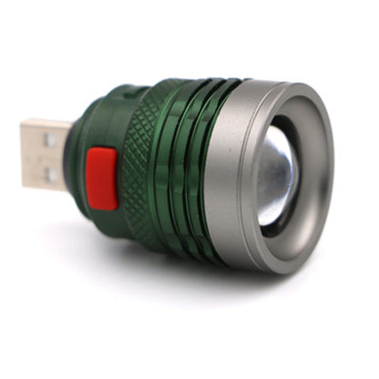 ELECTROPRIME 2 PCS LED Lighting  Long Shot USB Head Mini Fill Light Aluminum Light Flashlight Lighting