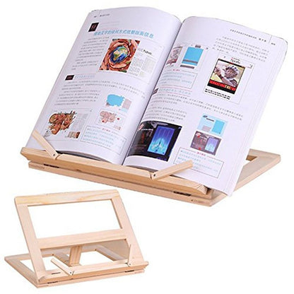 ELECTROPRIME Wooden Frame Book Reading Bookshelf Bracket Support Tablet PC Music Stand Drawing Easel