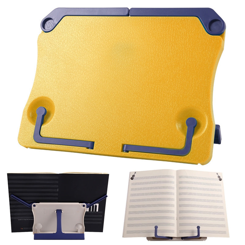ELECTROPRIME Portable Foldable Desktop Music Stand(Yellow)