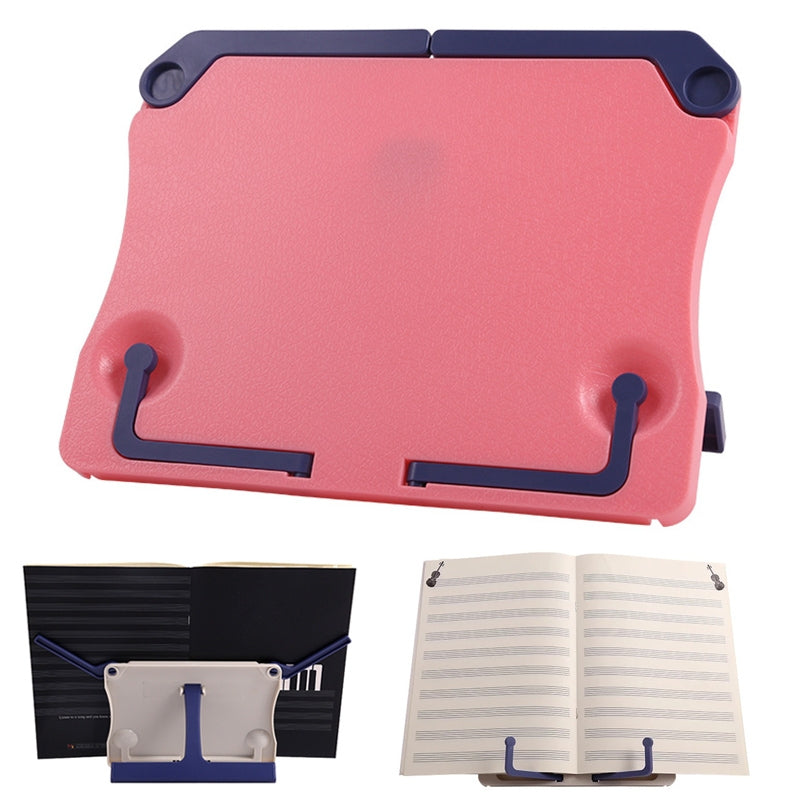 ELECTROPRIME Portable Foldable Desktop Music Stand(Red)