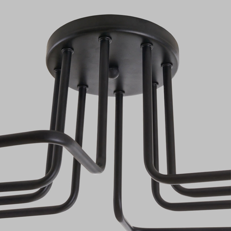 ELECTROPRIME Modern Minimalist Shaped Spider Ceiling Lamp Chandelier, AC 220V, Light Source:without Bulb(4 Heads)