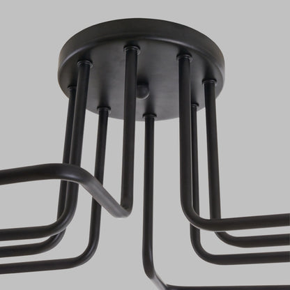 ELECTROPRIME Modern Minimalist Shaped Spider Ceiling Lamp Chandelier, AC 220V, Light Source:without Bulb(4 Heads)