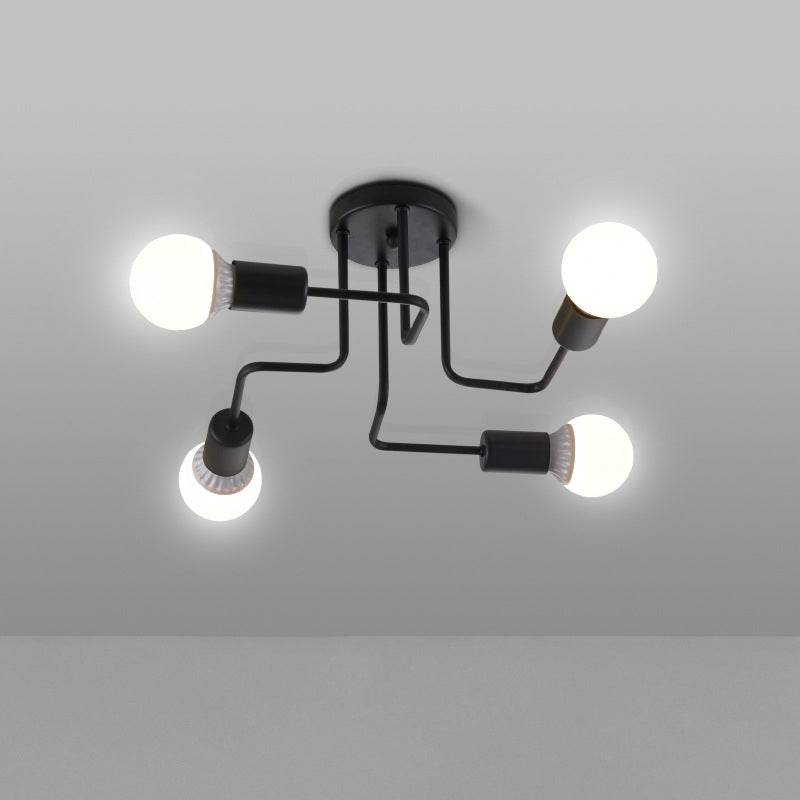 ELECTROPRIME Modern Minimalist Shaped Spider Ceiling Lamp Chandelier, AC 220V, Light Source:with LED White Bulbs(8 Heads)