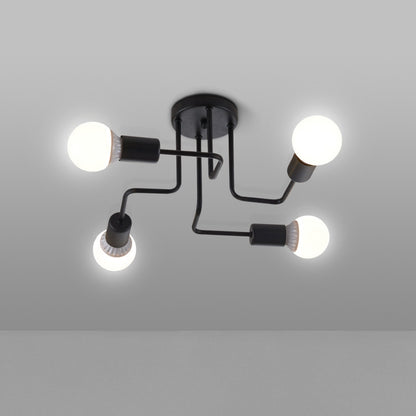 ELECTROPRIME Modern Minimalist Shaped Spider Ceiling Lamp Chandelier, AC 220V, Light Source:with LED White Bulbs(8 Heads)