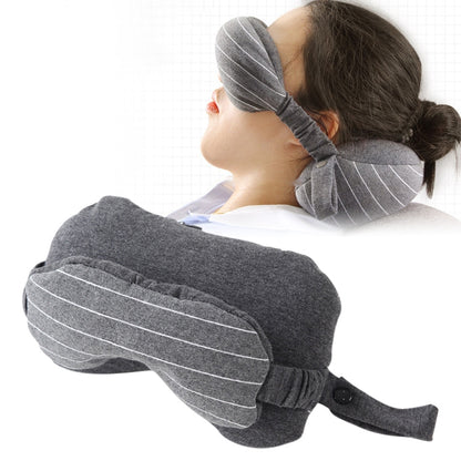 ELECTROPRIME Business Travel Portable Pillow Eye Protection(Dark Grey)