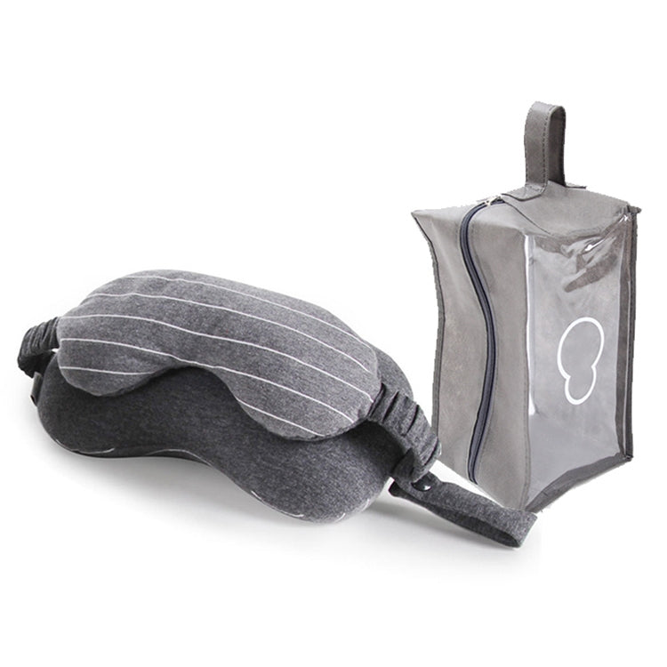 ELECTROPRIME Business Travel Portable Pillow Eye Protection(Dark Grey)
