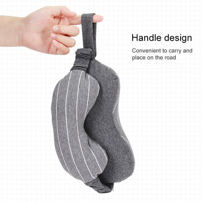 ELECTROPRIME Business Travel Portable Pillow Eye Protection(Dark Grey)