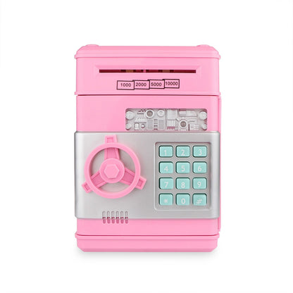 ELECTROPRIME Electronic Piggy Bank ATM Password Money Coins Saving Box, Music Version(Pink)