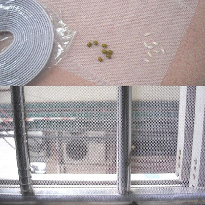 ELECTROPRIME DIY Fly Mosquito Bug Mesh Window Screen Self-adhesive Anti-mosquito Net ?15X20CM?