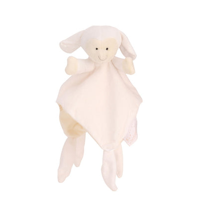 ELECTROPRIME Soft Infant Crib Bed Stroller Toy Spiral Baby Toys For Newborns Car Seat Educational Rattle Baby Towel Education Toys(white lamb)