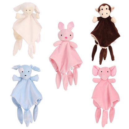 ELECTROPRIME Soft Infant Crib Bed Stroller Toy Spiral Baby Toys For Newborns Car Seat Educational Rattle Baby Towel Education Toys(pink rabbit)