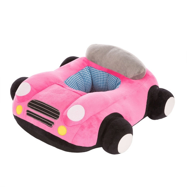 ELECTROPRIME Baby Seats Sofa Cartoon Chair Toys Car Sofa(Pink)
