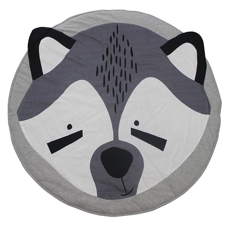 ELECTROPRIME Baby Infant Play Mats Kids Crawling Carpet Floor Rug Baby Bedding Rabbit Blanket Cotton Game Pad Children Room Decor(Fox)