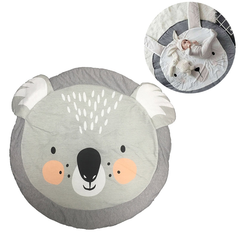 ELECTROPRIME Baby Infant Play Mats Kids Crawling Carpet Floor Rug Baby Bedding Rabbit Blanket Cotton Game Pad Children Room Decor(Koala)
