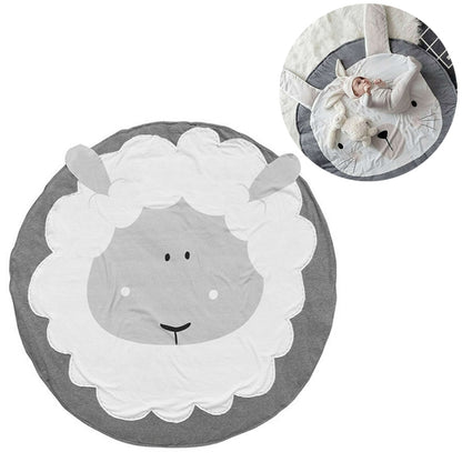 ELECTROPRIME Baby Infant Play Mats Kids Crawling Carpet Floor Rug Baby Bedding Rabbit Blanket Cotton Game Pad Children Room Decor(Sheep)