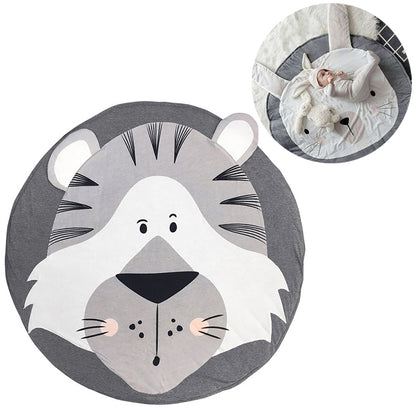 ELECTROPRIME Baby Infant Play Mats Kids Crawling Carpet Floor Rug Baby Bedding Rabbit Blanket Cotton Game Pad Children Room Decor(Tiger)