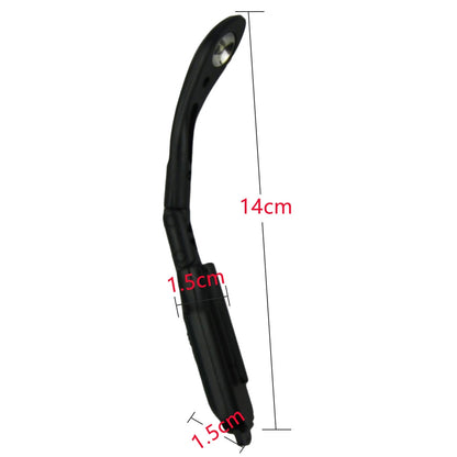 ELECTROPRIME 5 PCS Mini Eye-protection Clip-on Book Lights Folding LED Night Lamp(Black)