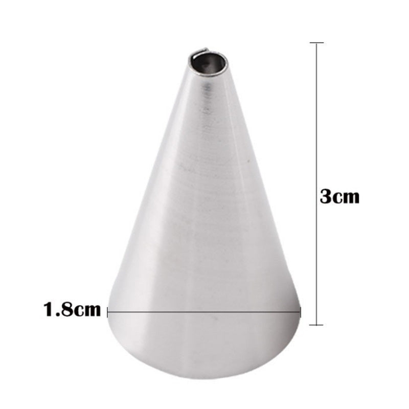ELECTROPRIME 8 PCS/Set 6 Stainless Steel Nozzle Set DIY Cake Decorating Tools Silicone with EVA Cream Pastry Bag