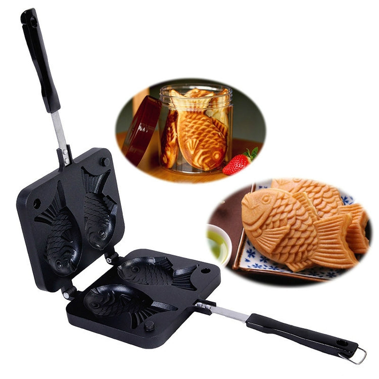 ELECTROPRIME Fish-Shaped Bakeware Waffle Pan Baking Sea Bream Cake Mold Home Tools