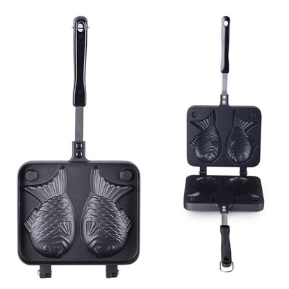 ELECTROPRIME Fish-Shaped Bakeware Waffle Pan Baking Sea Bream Cake Mold Home Tools