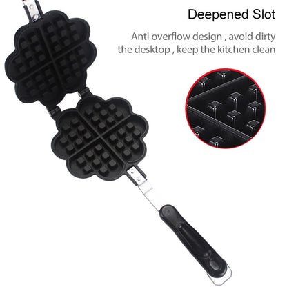 ELECTROPRIME Non-stick Metal Waffle Maker Mould