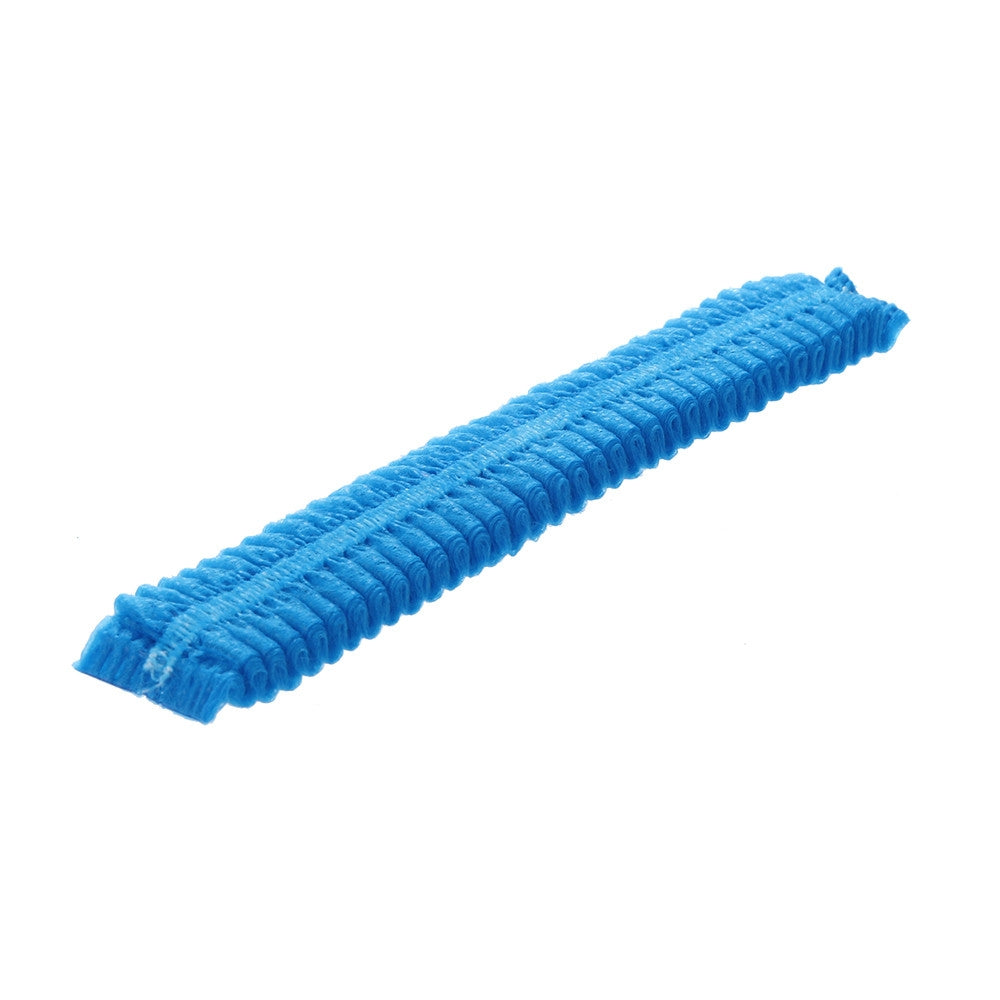 ELECTROPRIME 200 PCS Non-woven Disposable Pleated Anti Dust Hat Bath Caps For Spa Hair Salon Beauty(Blue)